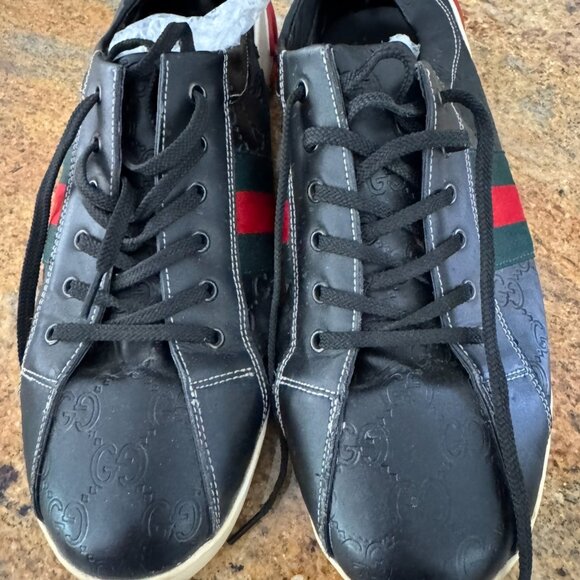 Mens Gucci Ace Supreme vintage sneakers - Picture 1 of 14